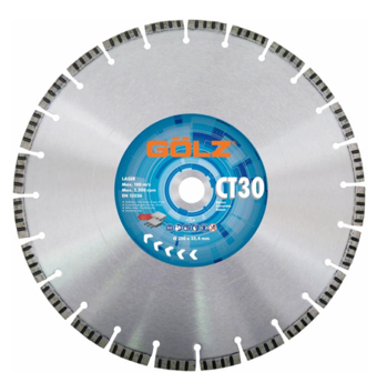 GÖLZ Disque scie à sol béton CT30 – Gamme technique du Ø300 à 700 mm - IBAPRO