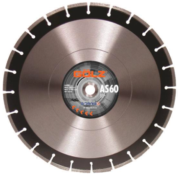 GÖLZ Disque scie à sol asphalte AS60 – Gamme technique du Ø300 à 500 mm - IBAPRO