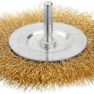 Brosse circulaire sur tige (Dimensions : 50mm//75mm/100mm) - IBAPRO