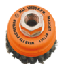 Brosse soucoupe fil torsadé (Dimensions :75mm M14*2.0/100mm M14*2.0/125mm M14*2.0) - IBAPRO