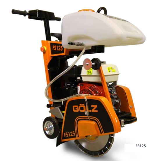 GÖLZ Scie sol FS125 Disque 350mm Max Profondeur 120 mm - IBAPRO