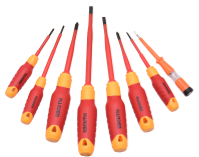 Jeu 8 pcs tournevis isolés Harden - IBAPRO